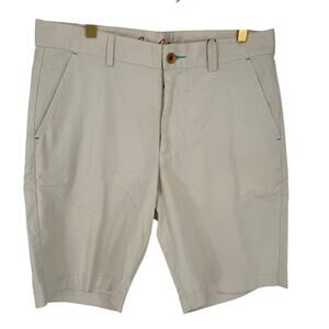 Robert Graham Men's Shorts, Classic Fit PIONEER Light Beige !DAMAGED! 32